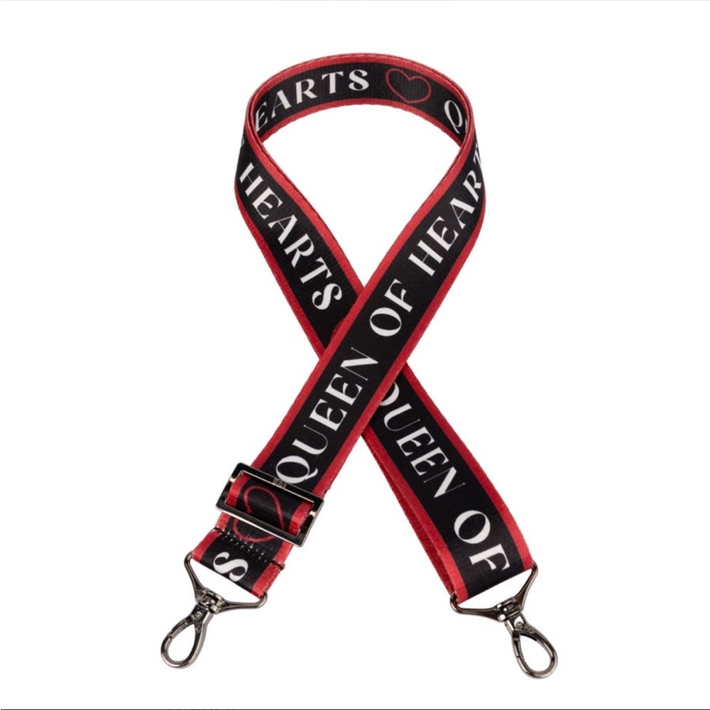 Lug 1.5" Classic Webbed Inspirational Strap Queen of Hearts